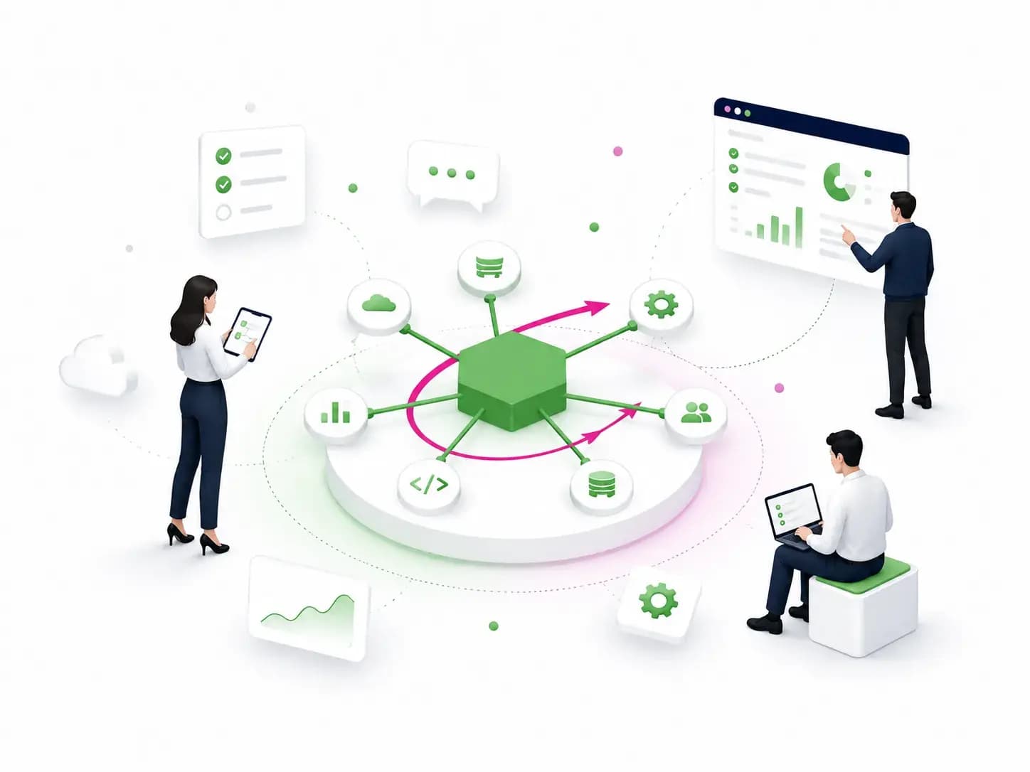 MuleSoft integration hub connecting enterprise systems in real time