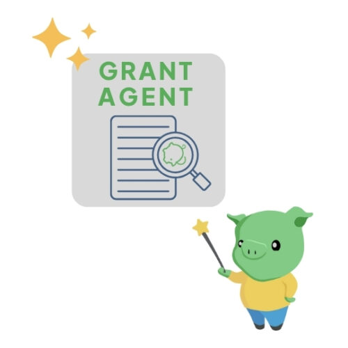 Grant Agent icon with Banks